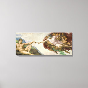 Die Schaffung von Adam Leinwanddruck