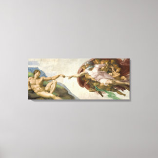 Die Schaffung von Adam Leinwanddruck