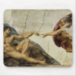 Die Schaffung von Adam Mousepad<br><div class="desc">Italienische Renaissance,  welche die Schaffung von Adam durch Michaelangelo Buonarroti,  1510 malt.</div>