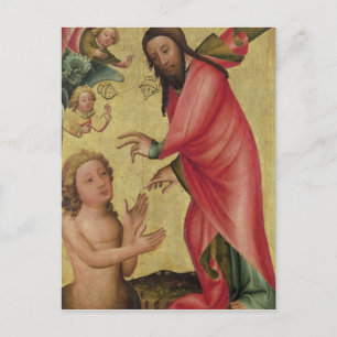 Die Schaffung von Adam Postkarte