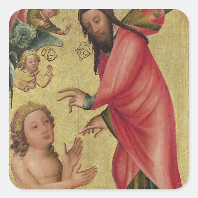 Die Schaffung von Adam Quadratischer Aufkleber (Vorderseite)