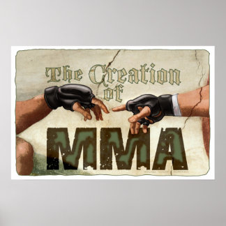 Die Schaffung von MIXED MARTIAL ARTS Poster