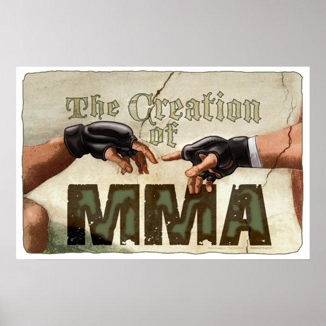 Die Schaffung von MIXED MARTIAL ARTS Poster (Vorne)