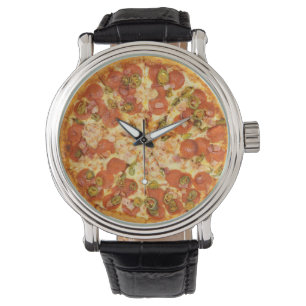 Die scharfe Pizza Time Watch (keine Indizes) Armbanduhr