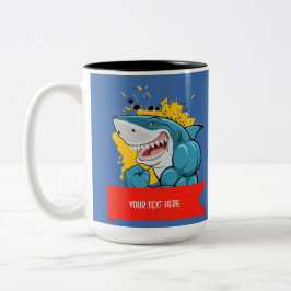 DIE SCHARFE ZWEIFARBIGE TASSE