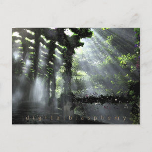 Die Schattenbahn (Summer Postcard) Postkarte