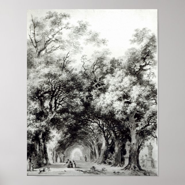 Die schattige Gasse, c.1773-74 Poster (Vorne)