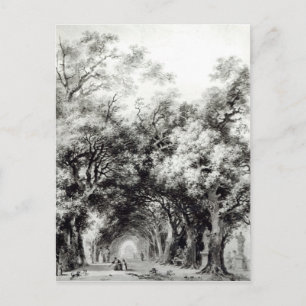 Die schattige Gasse, c.1773-74 Postkarte