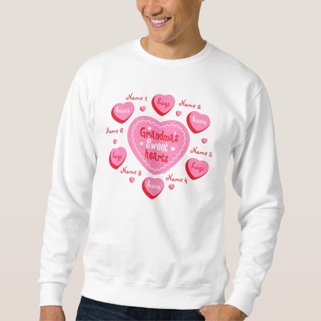 Die Schatz-personalisiertes Sweatshirt der (Vorderseite)