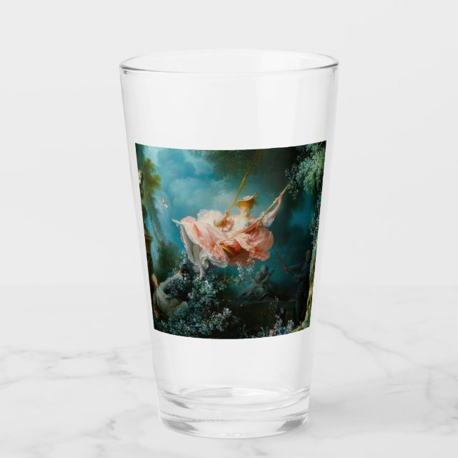 Die Schaukel Fragonard Glas (Vorderseite)