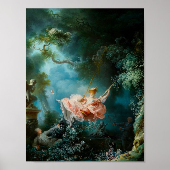 Die Schaukel Fragonard Poster (Vorne)