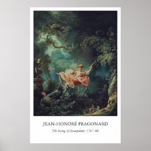 Die Schaukel von Fragonard – Rokokokunst Poster