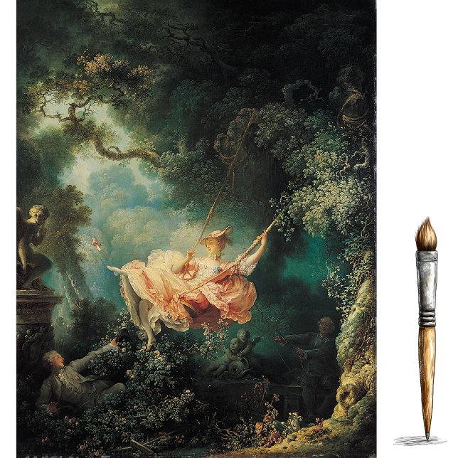 Die Schaukel von Jean Honore-Fragonard Tissue Seidenpapier (Von Creator hochgeladen)