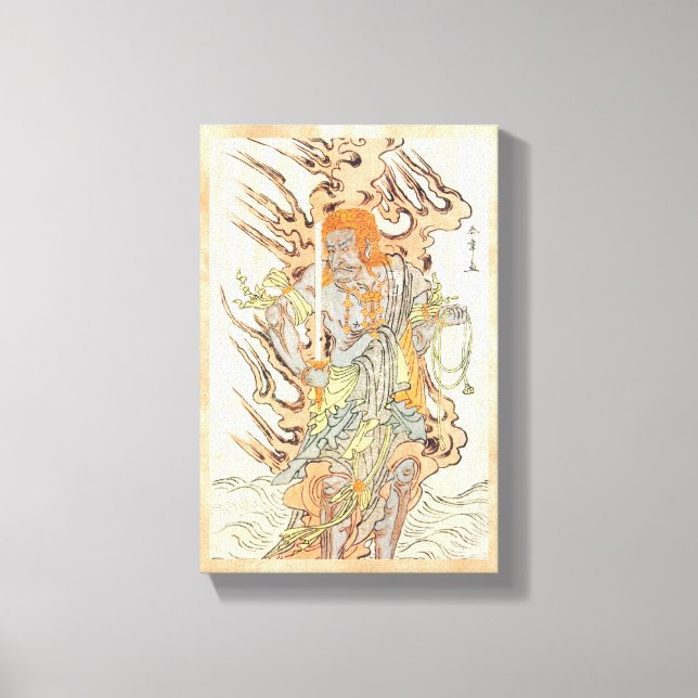 Die Schauspielerin Ichikawa Danjuro V als Steinzei Leinwanddruck (Vorderseite)