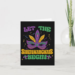 Die Schenanigans gelassen Mardi Gras 2 Karte