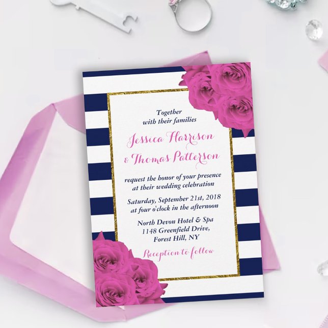 Die schicke, moderne Luxus-Hochzeitskollektion Ros Einladung (Von Creator hochgeladen)