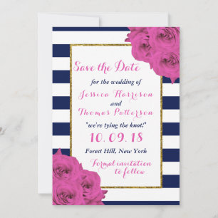 Die schicke, moderne Luxus-Hochzeitskollektion Ros Save The Date