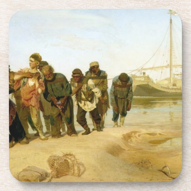 Die Schiffer auf dem Volga, 1870-73 Untersetzer (Vorderseite)