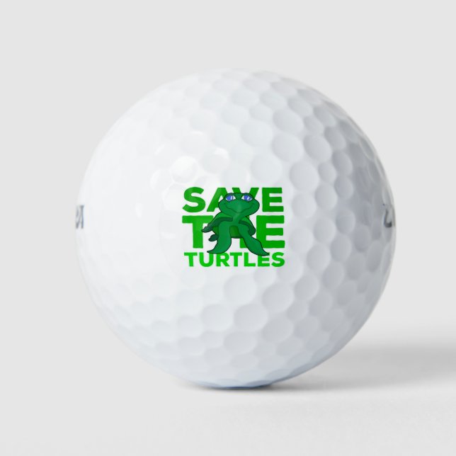 Die Schildkröten gerettet Golfball (Vorderseite)