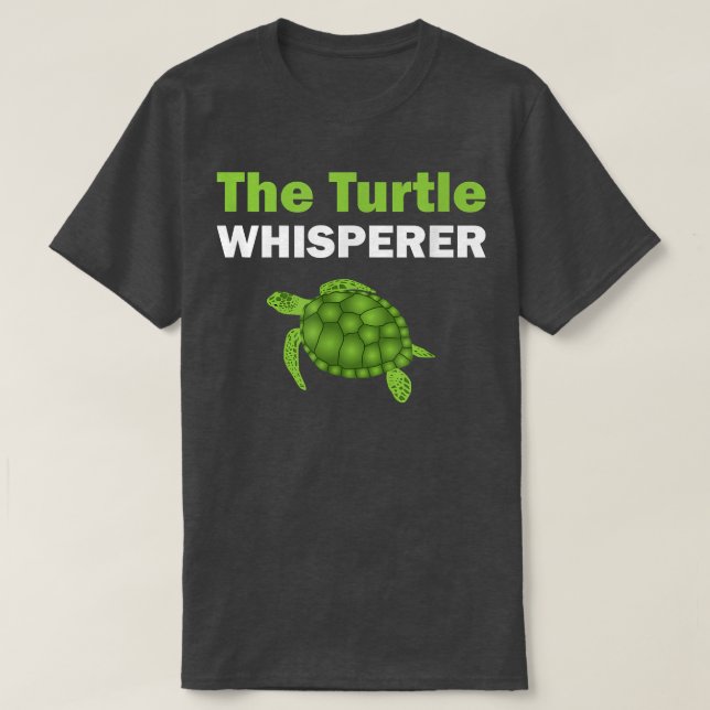 Die Schildkrötenflüster Niedliche Tortoise T-Shirt (Design vorne)