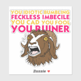 Die Schimpftirade des Prepotente | Dungeon Crawler Aufkleber