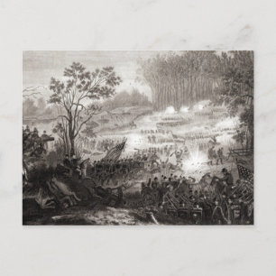 Die Schlacht bei der Landung in Pittsburg Postkarte