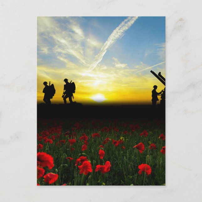 Die Schlacht Postkarte (Vorderseite)