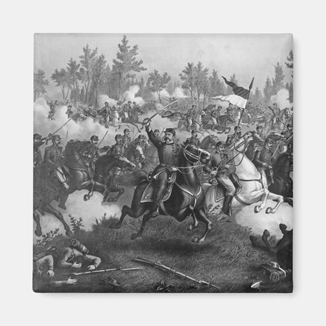 Die Schlacht um Cedar Creek Magnet (Vorne)