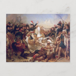 Die Schlacht um die Pyramiden am 21. Juli 1798 Postkarte