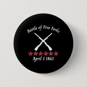 Die Schlacht um fünf Gabel Virginia 1865 Zivile Sc Button