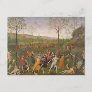 Die Schlacht um Liebe und Keuschheit nach 1503 Postkarte