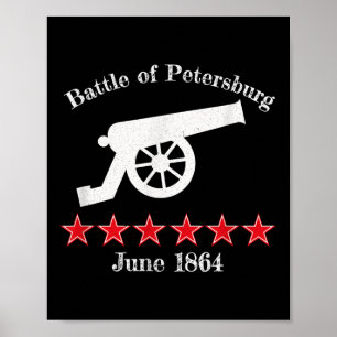 Die Schlacht um Petersburg in Zivilen Schlachten g Poster
