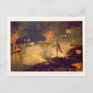 Die Schlacht um Port Hudson im Zivilen Krieg Ameri Postkarte