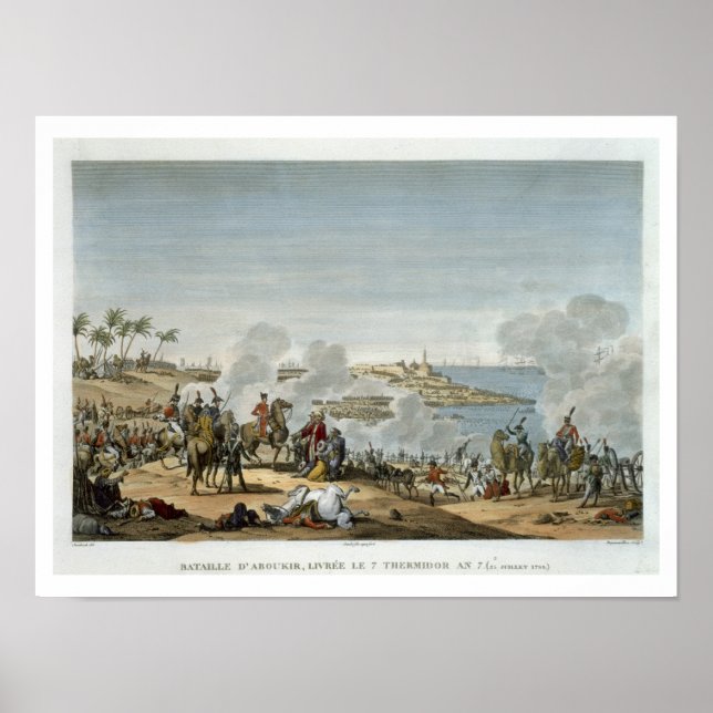 Die Schlacht von Aboukir, 7 Thermidor, Jahr 7 (25  Poster (Vorne)