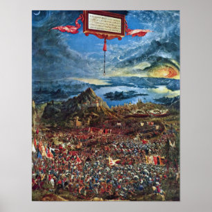 Die Schlacht von Alexander bei Issus Poster