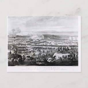 Die Schlacht von Austerlitz in Mähren Postkarte