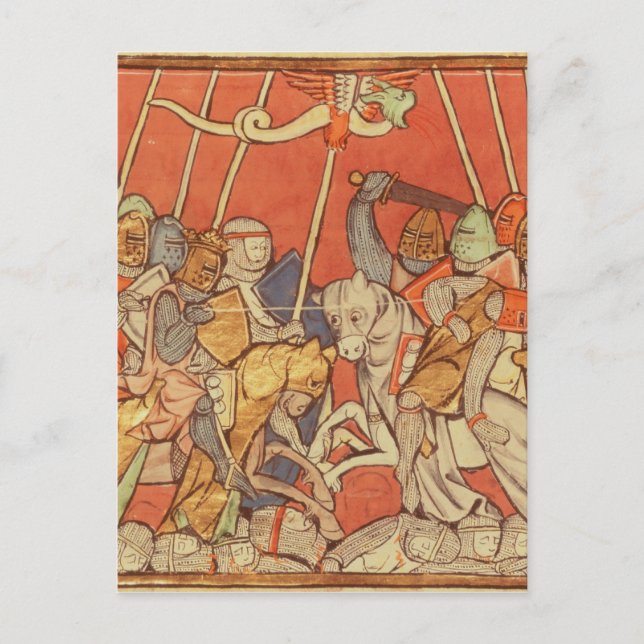Die Schlacht von Bedigran Postkarte (Vorderseite)