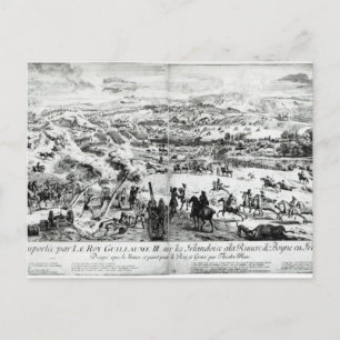 Die Schlacht von Boyne, c.1690 Postkarte