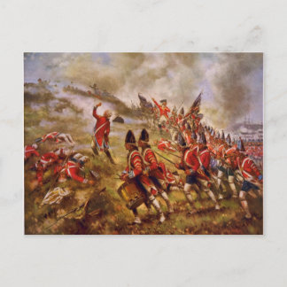 Die Schlacht von Bunker Hill von E. Percy Moran Postkarte