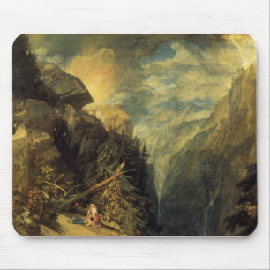 Die Schlacht von Fort Rock, Val Daoste, Piemont Mousepad