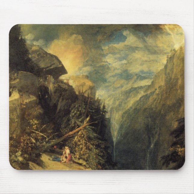 Die Schlacht von Fort Rock, Val Daoste, Piemont Mousepad (Vorne)