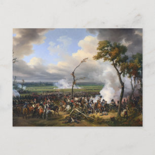 Die Schlacht von Hanau durch Horace Vernet (1824) Postkarte