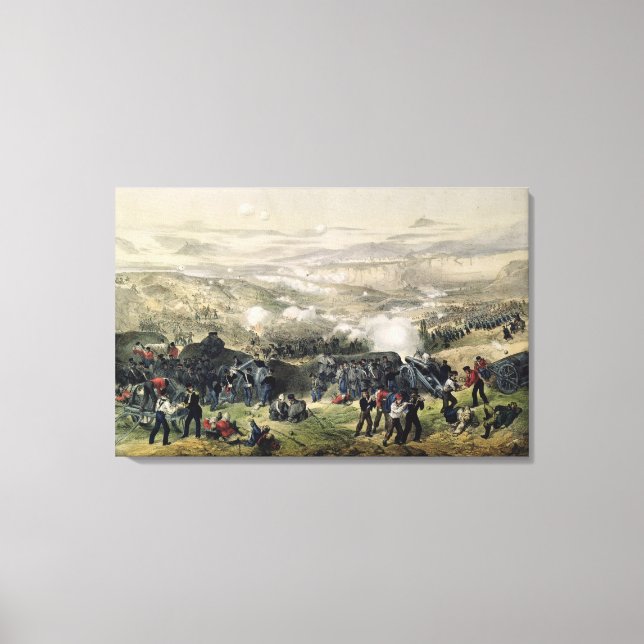 Die Schlacht von Inkerman, 5. November 1854, 1855 Leinwanddruck (Vorderseite)