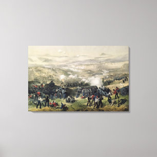 Die Schlacht von Inkerman, 5. November 1854, 1855 Leinwanddruck