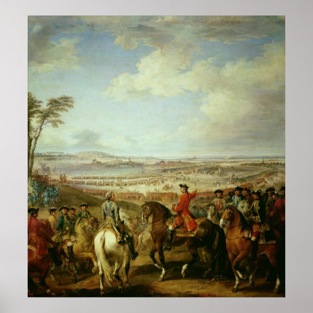 Die Schlacht von Lawfeld am 2. Juli 1747 Poster (Vorne)