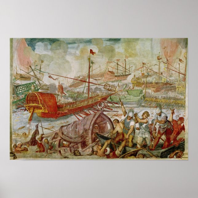 Die Schlacht von Lepanto, Oktober 1571, 1600 Poster (Vorne)