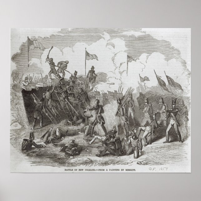 Die Schlacht von New Orleans Poster (Vorne)