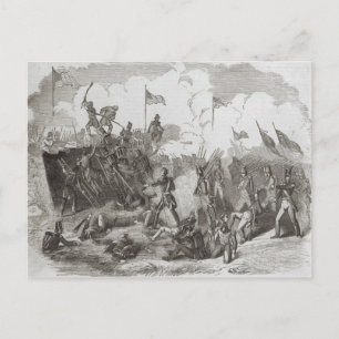 Die Schlacht von New Orleans Postkarte