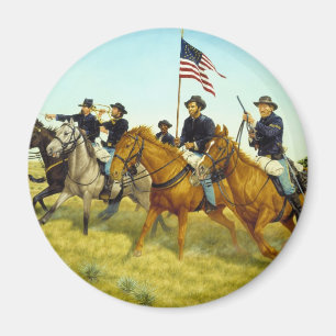 Die Schlacht von Prairie Dog Creek von Ralph Heinz Magnet