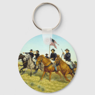 Die Schlacht von Prairie Dog Creek von Ralph Heinz Schlüsselanhänger